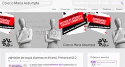 Desktop Screenshot of colexiomariaassumpta.com